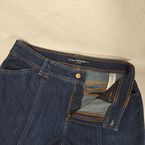 Chico's Dark Blue Flare Jeans - Picture 6 of 16